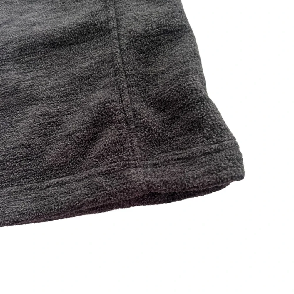 Trail Crest Kid M Charcoal Heather Gray Fleece Full Zip Outdoor Adventure Jacket